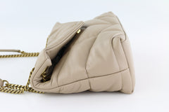 Beige LouLou Small Puffer Bag