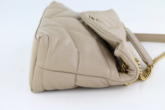 Beige LouLou Small Puffer Bag