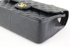 Black Caviar Double Flap Jumbo