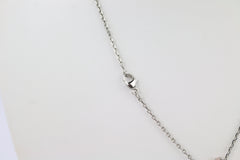 Marron Glace/Palladium Mini Pop H Necklace