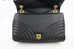 Black Medium Marmont Flap