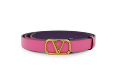 Pink/Purple Vlogo Reversible Belt 90