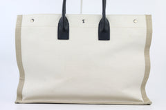 Beige Canvas Rive Gauche Tote