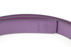 Pink/Purple Vlogo Reversible Belt 90