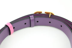 Pink/Purple Vlogo Reversible Belt 90