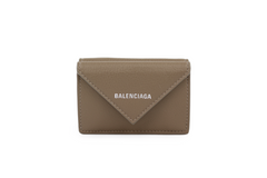 Beige Mini Papier Wallet