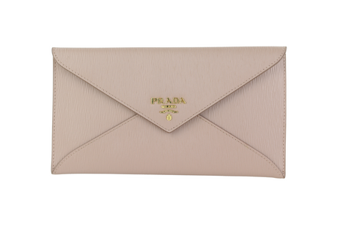 Prada envelope outlet clutch