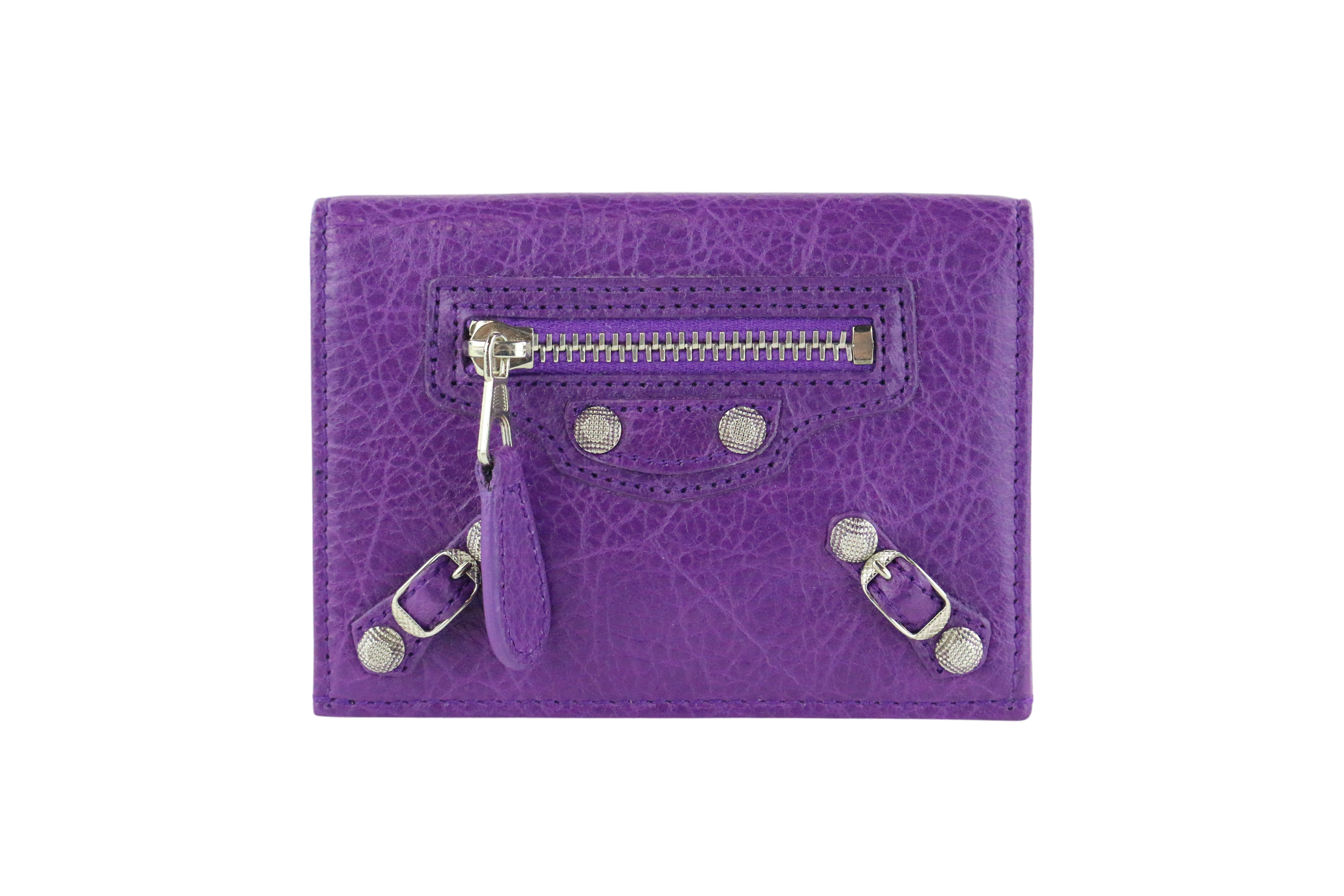 Purple Foldover Card Holder