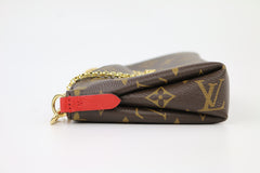 Red/Monogram Pallas Clutch