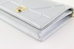 Silver Metallic Diorama on a Chain