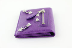 Purple Foldover Card Holder