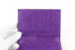 Purple Foldover Card Holder