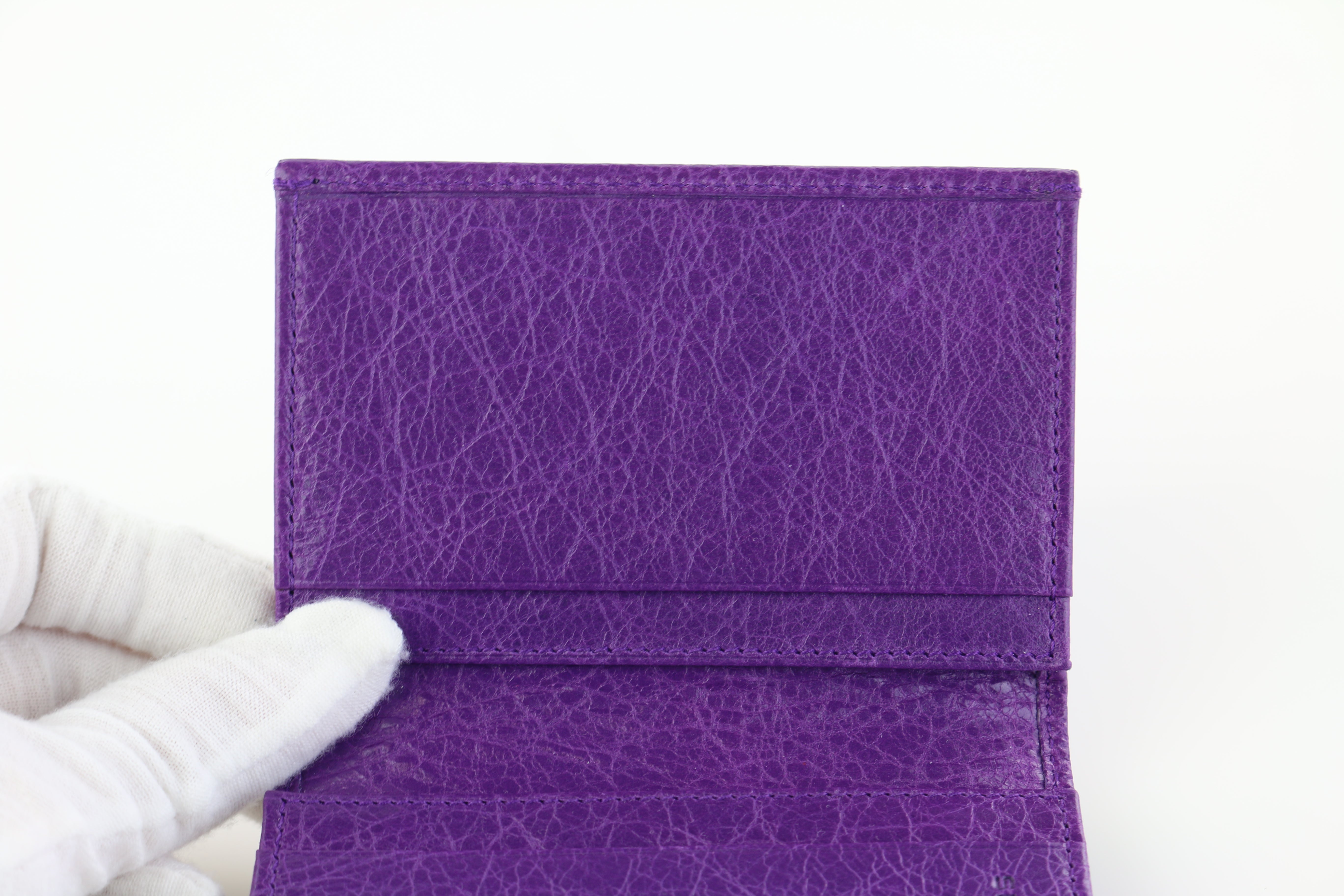 Goyard Crocodile Card Holder - Purple Wallets, Accessories