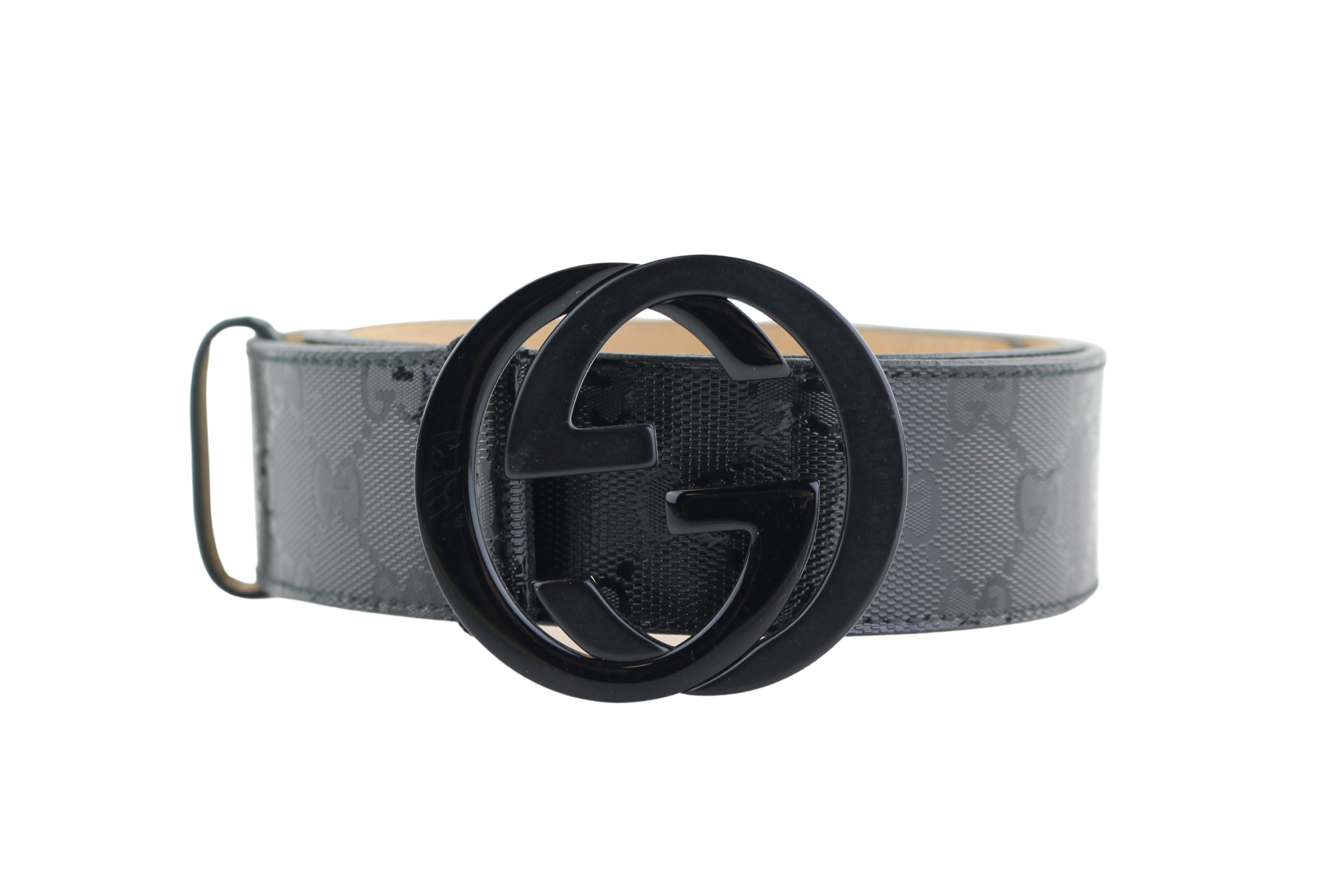 Imprime Monogram Interlocking GG Belt 95 Opulent Habits