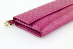 Purple Microguccissima Long Wallet