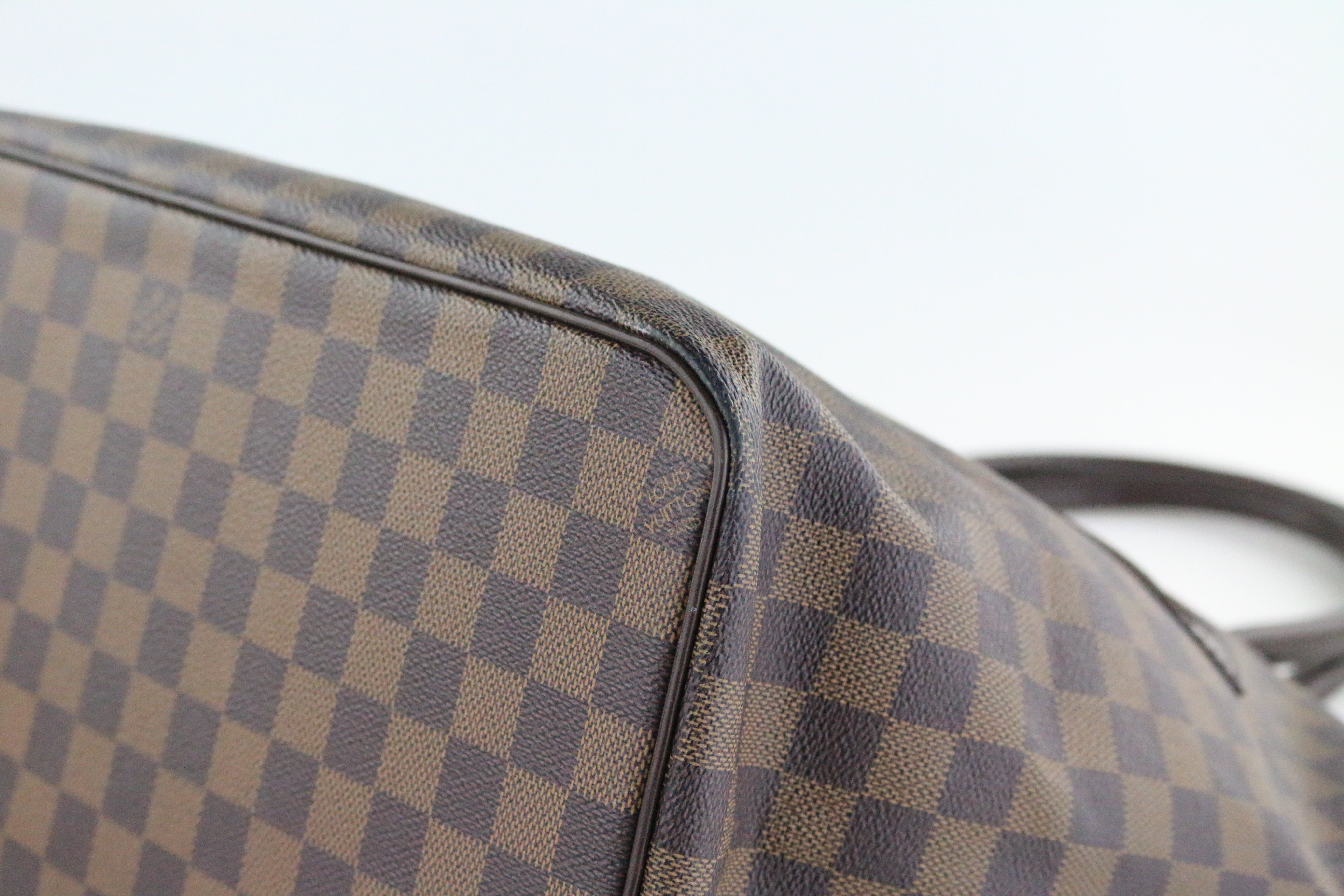 Brown Louis Vuitton Damier Ebene Saleya GM Tote Bag – Designer Revival
