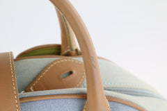 Blue Denim Double Saddle Bowler