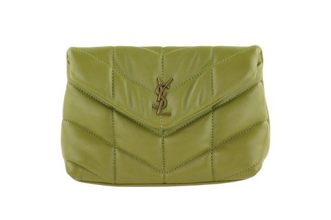 Olive Green Lambskin Small 19 Flap Bag – Opulent Habits