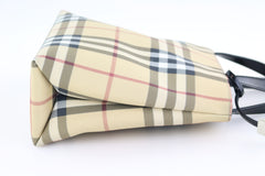Small Coated Canvas Nova Check Tote