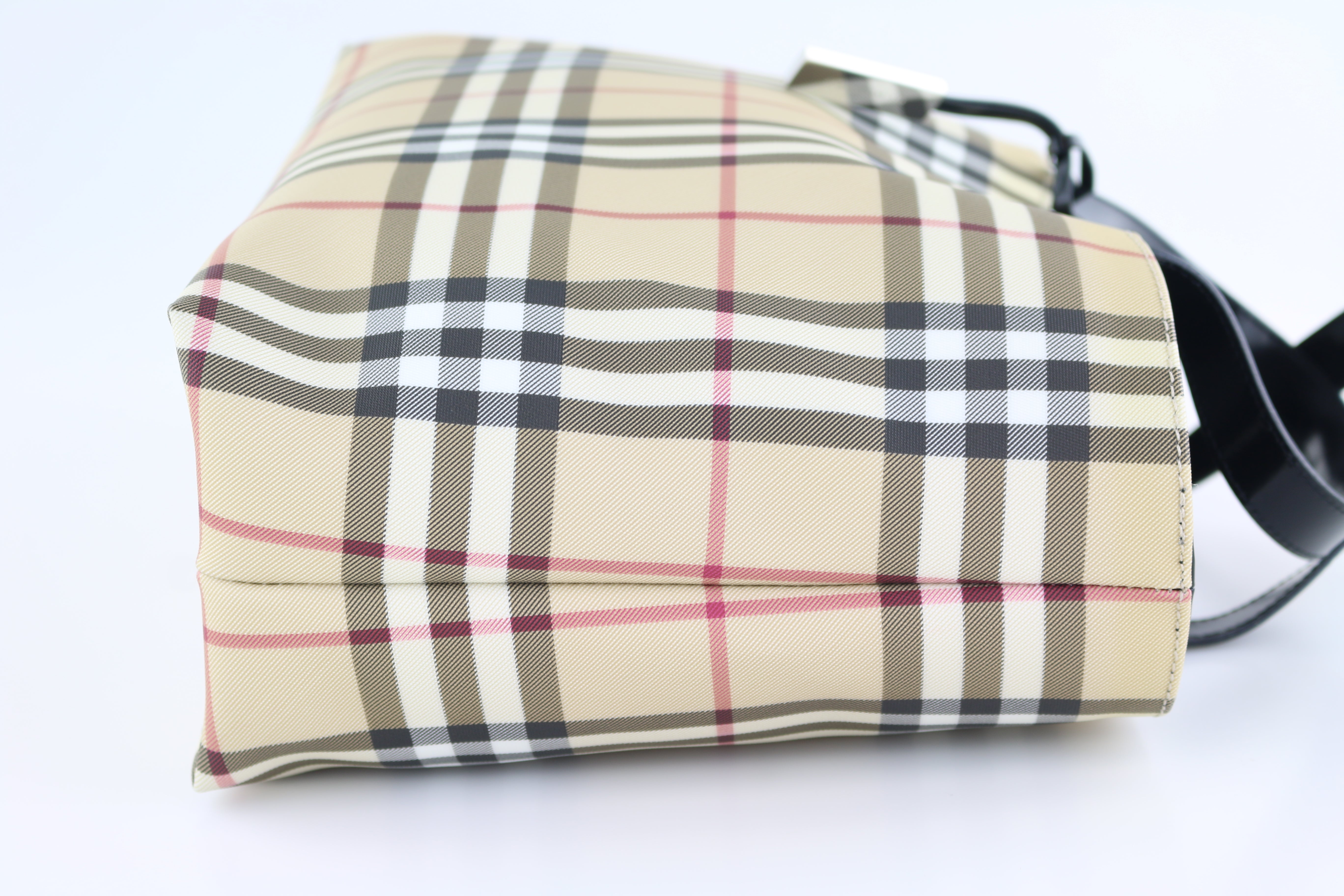 Burberry Nova Check Canvas Small Tote Bag - Consigned Designs