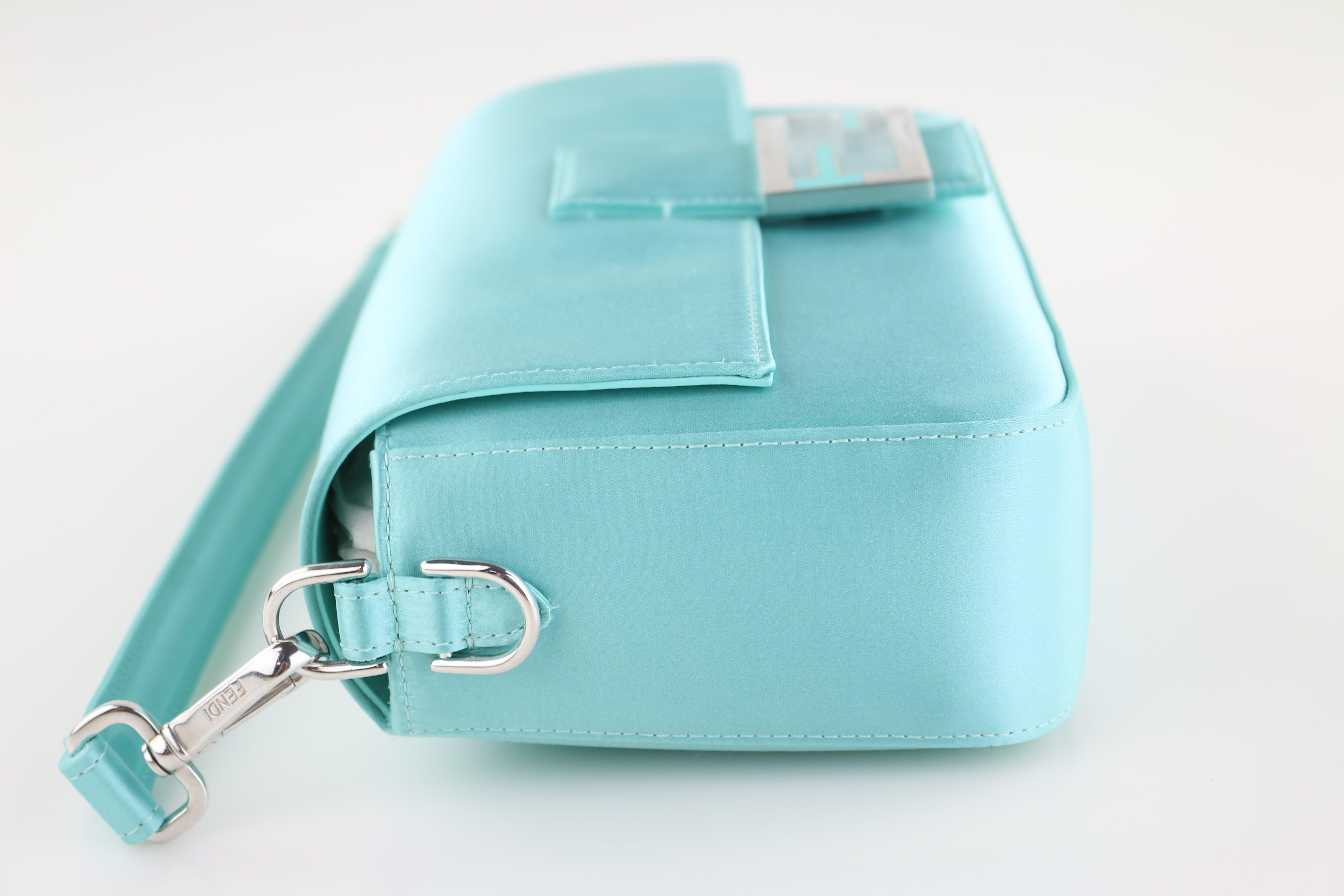 Fendi x Tiffany & Co. Nano Baguette - Blue Mini Bags, Handbags