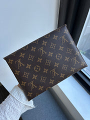 Monogram/Rose Ballerine Large Kirigami Pouch