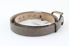 Grey Ostrich Belt 95
