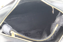 Black Lambskin Chevron Camera Bag