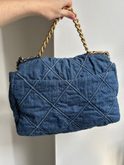 Blue Denim Maxi 19 Flap