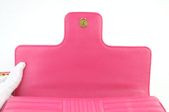 Pink Medium Diagramme Shoulder Bag