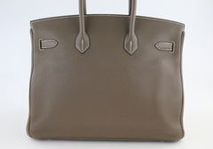 Etoupe Clemence Birkin 35