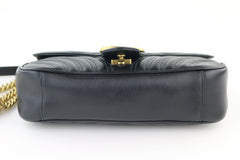 Black Small Marmont Flap