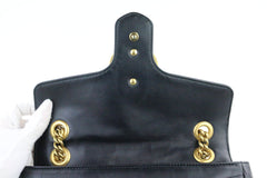 Black Small Marmont Flap