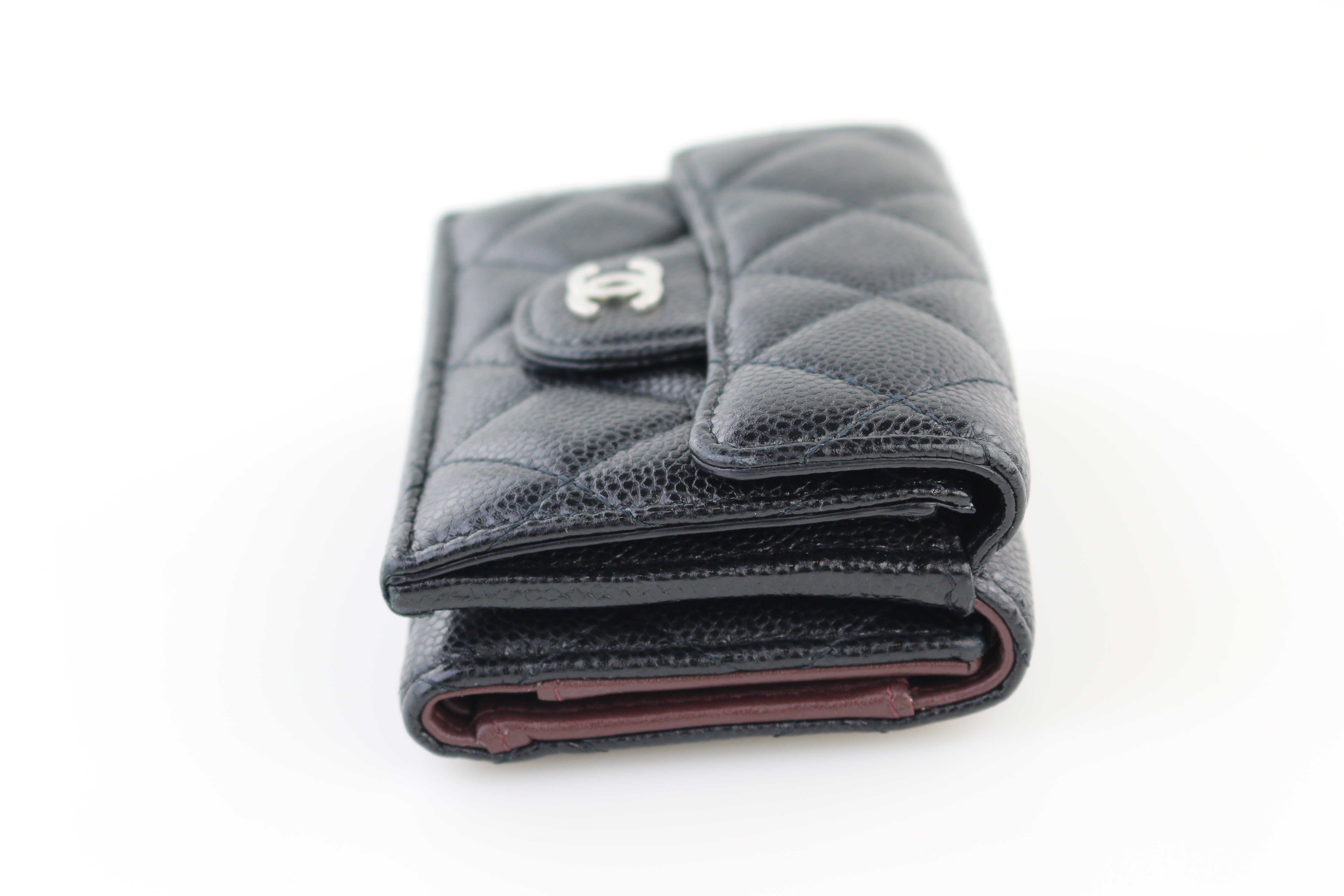 TINY CASSANDRE credit card wallet in matte leather