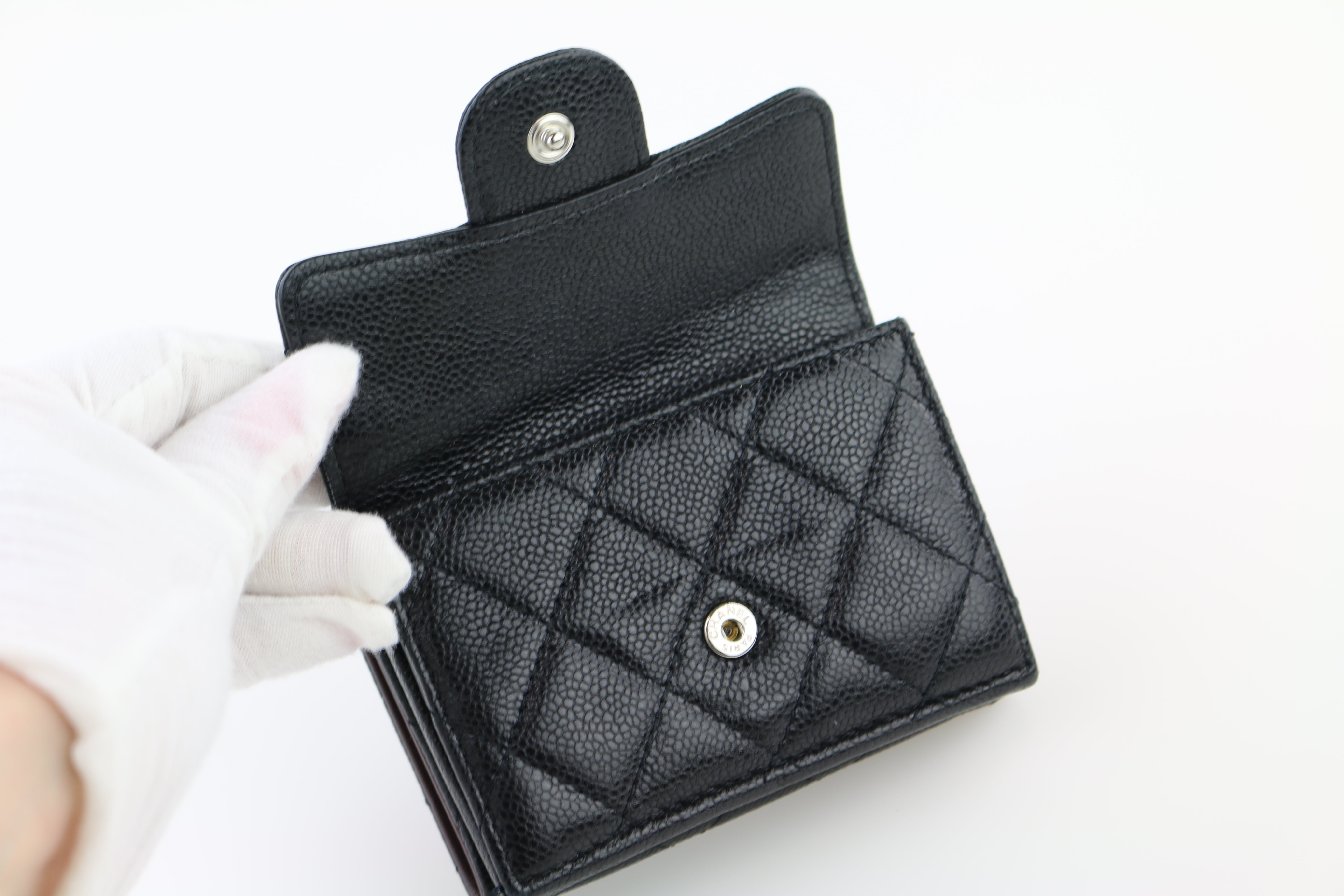 Black Caviar Small Wallet – Opulent Habits