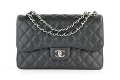NWT 18S Chanel Pearly Pink Caviar Classic Quilted Rectangular Mini Fla –  Boutique Patina