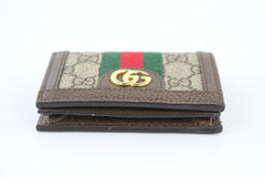 GG Ophidia Marmont Card Case Wallet