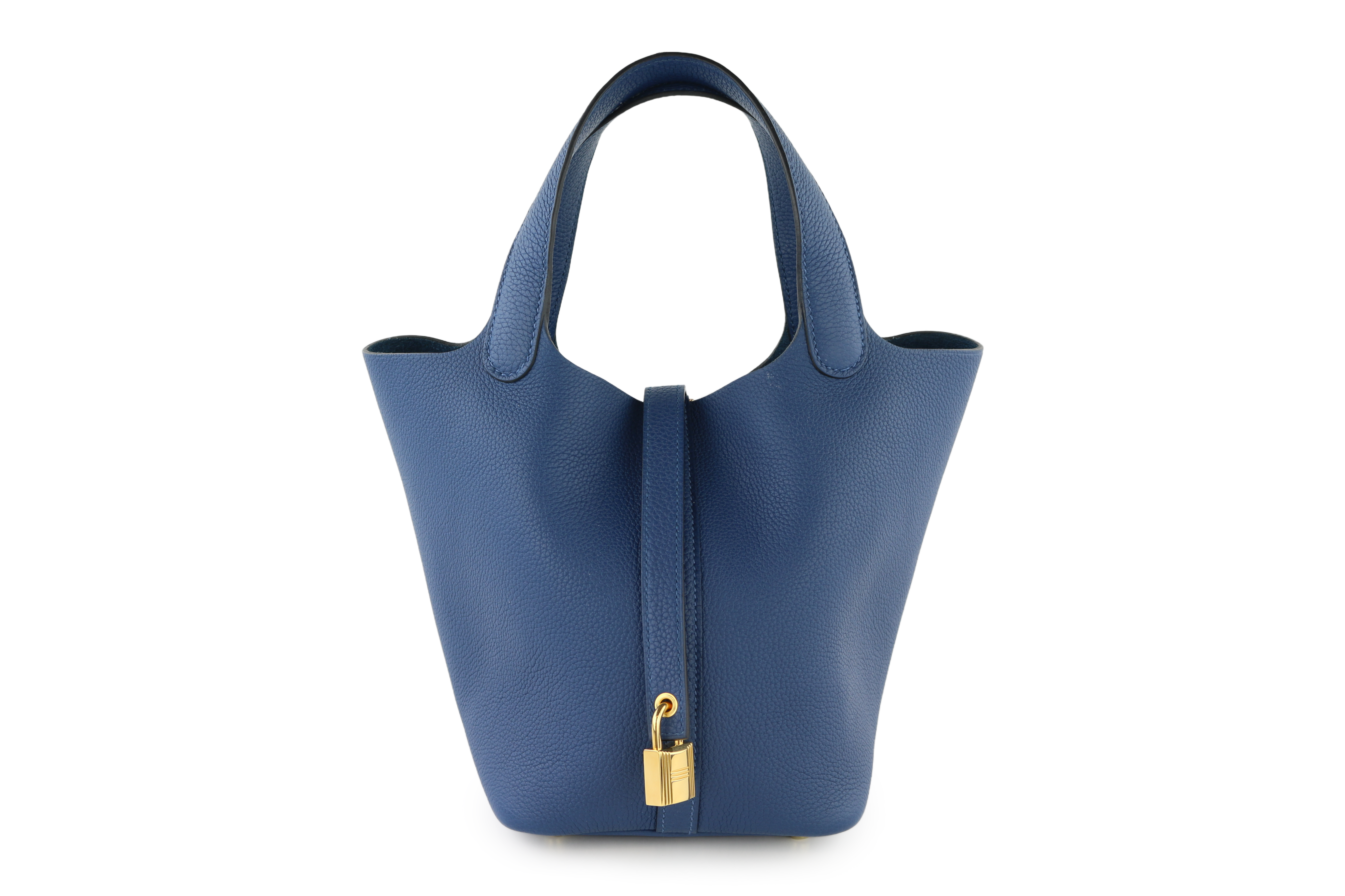 Hermes deep blue discount picotin