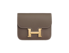 Etoupe Evercolor Constance Slim Wallet