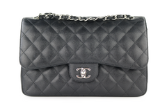 Black Caviar Double Flap Jumbo