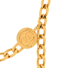 Gold Vintage Medallion Chain Belt 85