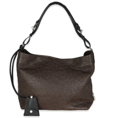 Brown Monogram Lambskin Antheia Hobo