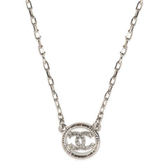 Silver Strass CC Necklace