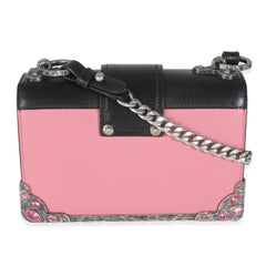 Pink Embellished Small Cahier Bag