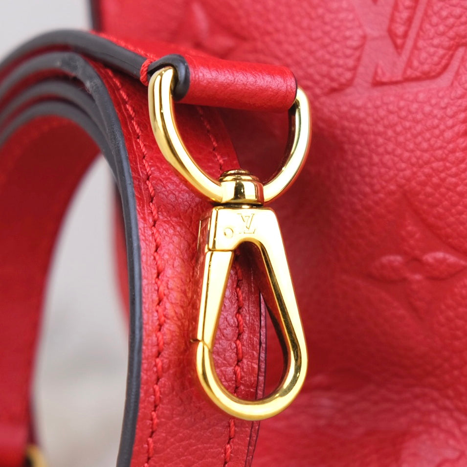 Louis Vuitton Cerise Monogram Empreinte Leather Bastille PM Bag