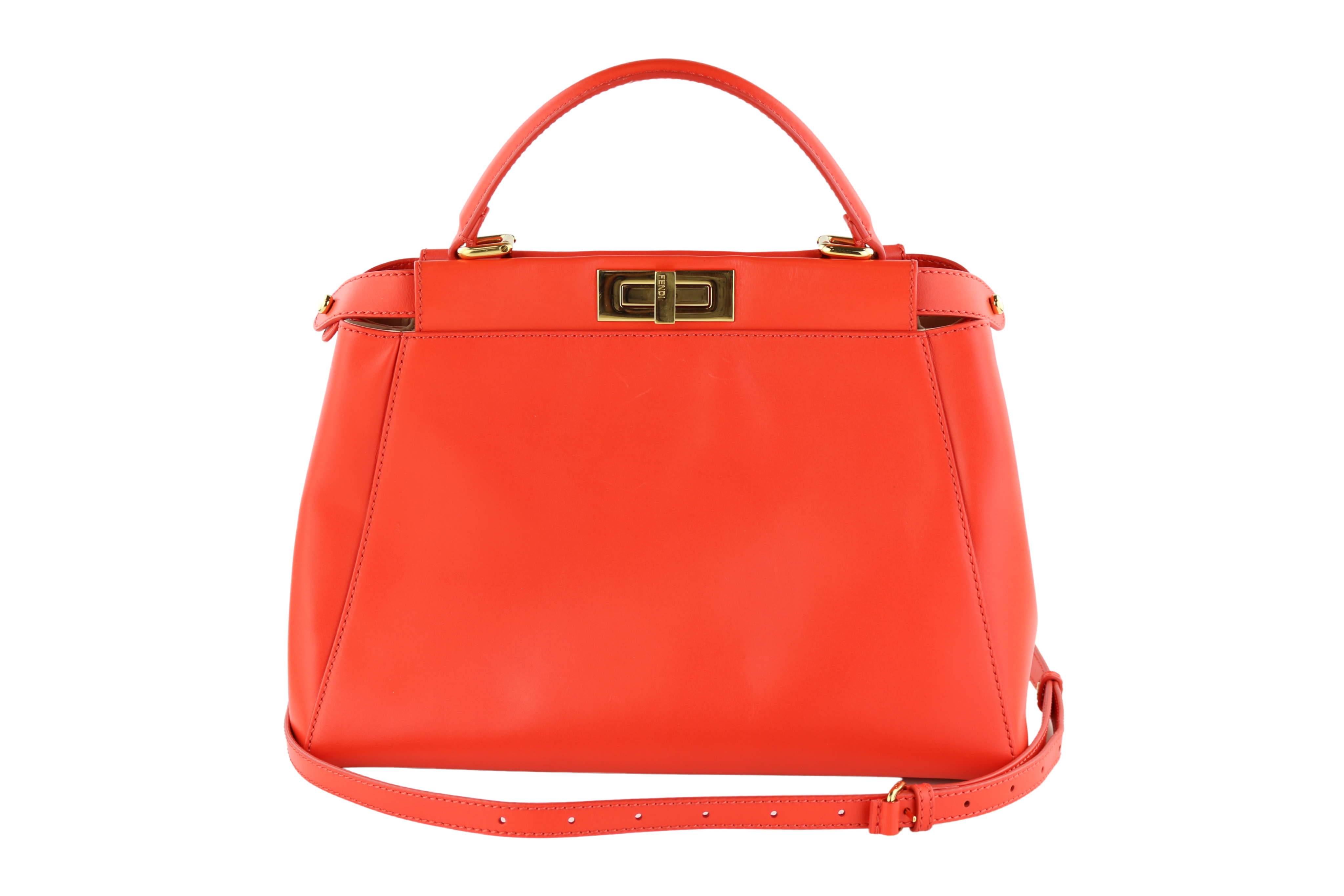 Fendi peekaboo orange Clearance