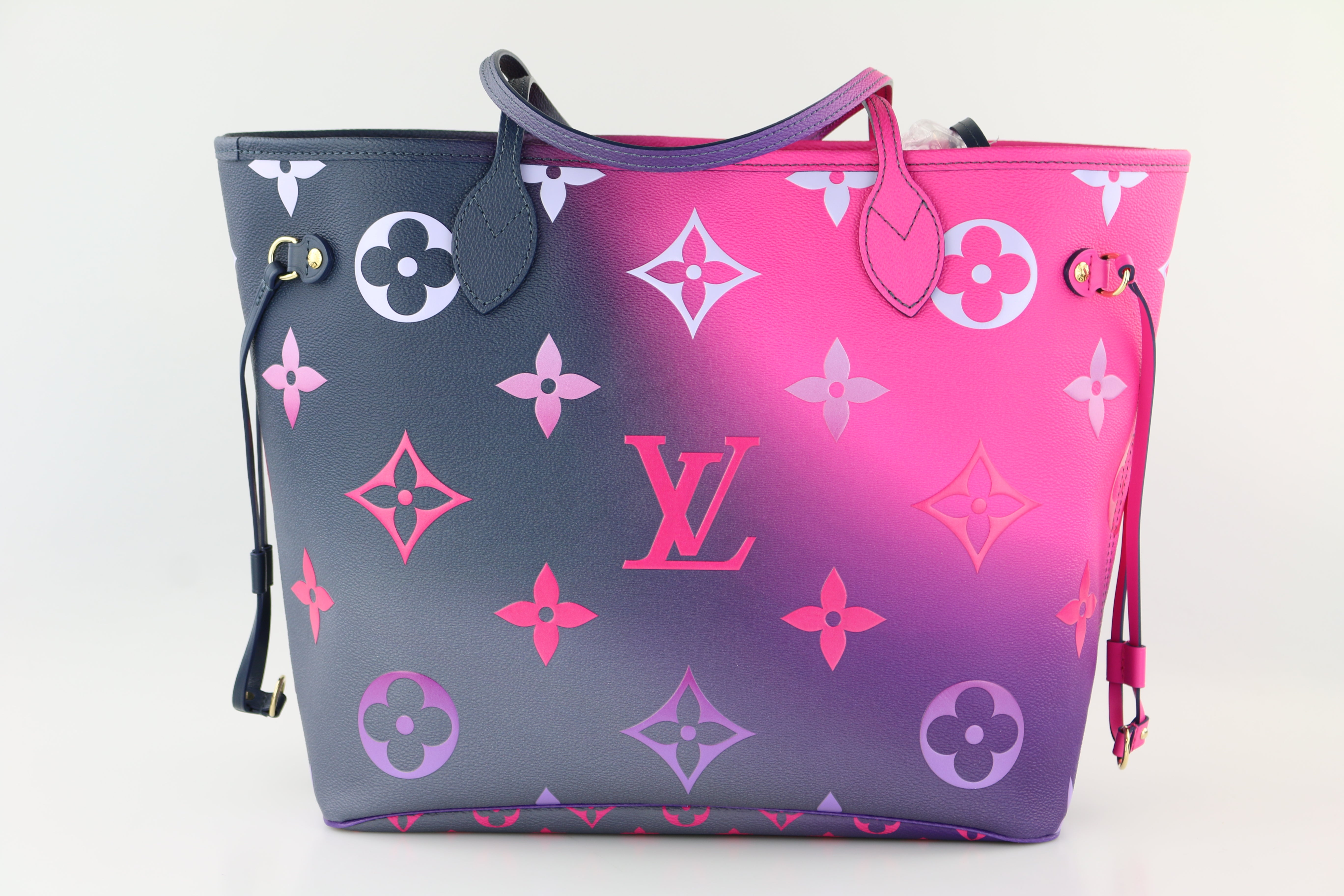 Louis Vuitton Neverfull MM Midnight Fuchsia in Coated Canvas with Gold-tone  - US