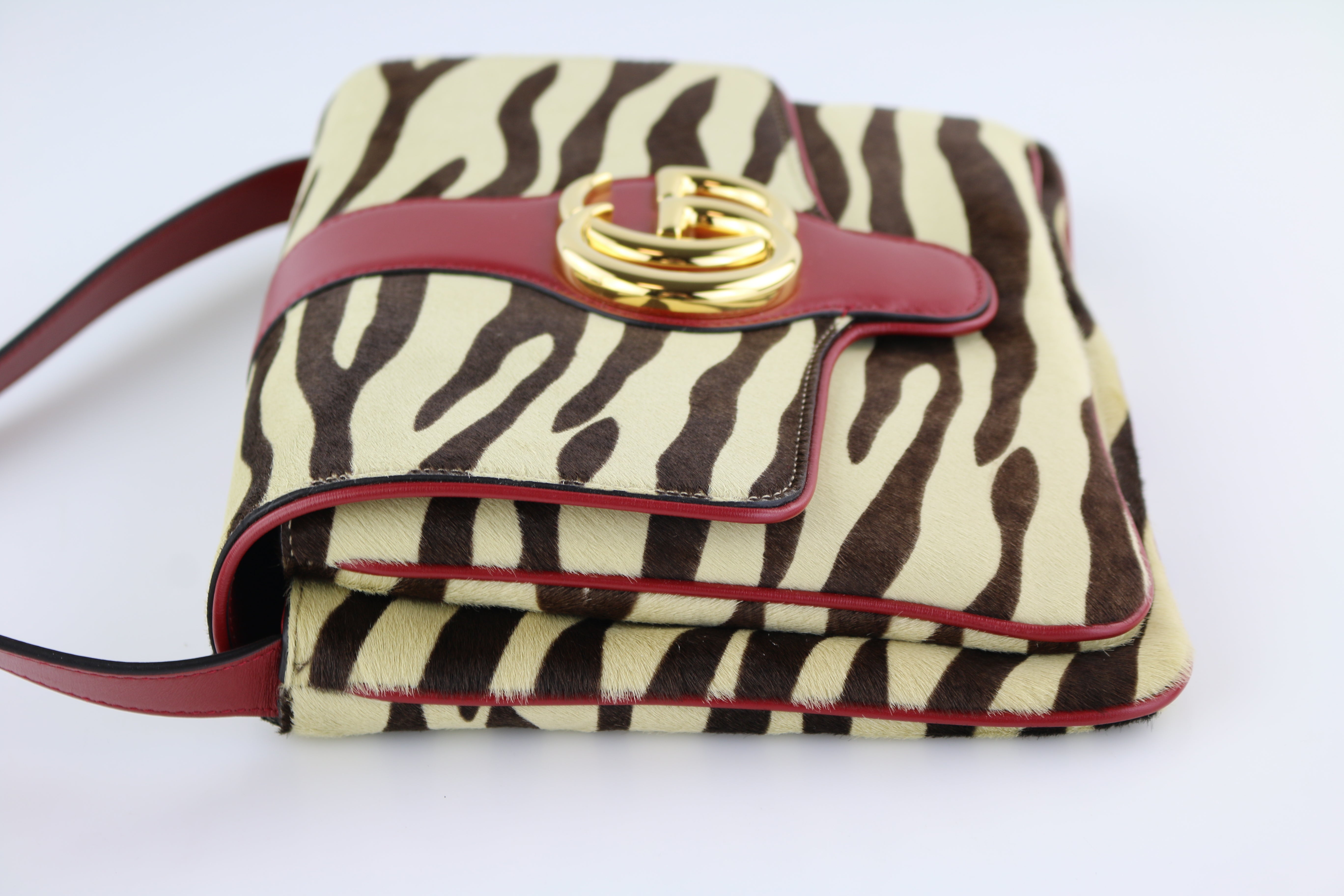 Arli Tiger Print Medium Shoulder Bag