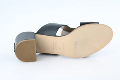 Black Ostia Sandals