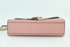 Pink Guccissima Emily Chain Shoulder Bag